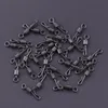 Fishing Accessories 25 50 75 100 pcs Connector Bearing Swivel Q Shaped Quick Change Swivels For Carp Terminal Tackle 231115