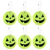 Keychains Halloween Pumpkin Monster Reflecterende hanger Holiday Lights voor binnensoor buiten decorzakken 13md