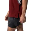 Débardeurs pour hommes Sports d'été Fitness T-shirt sans manches Bodybuilding Gilet à séchage rapide Costume d'entraînement pour hommes Courir Athlétisme Mesh