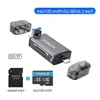 Livraison gratuite Lecteur de carte 6 en 1 USB 30 Micro USB 20 Type C vers SD Adaptateur Micro SD TF Mémoire intelligente Lecteur de carte SD OTG pour ordinateur portable Evlpl