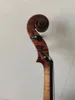 Master 4/4 violino 1 peça, bordo flamejado, parte traseira, abeto, feito à mão, som agradável, k3175