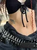 Cinture AltGoth Cyberpunk Harajuku Pu Cintura Donna Streetwear Mall Gothic Y2k Rivetto Proiettile Cintura con fibbia in metallo Cintura in pelle Emo Alt Grunge Cintura Q231115