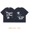 Designer Fashion Clothing Mens Tees Tshirt Brooken Planet Br Broken Short Sleeve Cartoon Skull Foam Print Loose Men's Women's Round Neck T-shirt