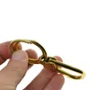 Keychains Mirror Polished Solid mässing Quick Open Spring Snap Hook Luxury Business Lock Rings FOB Craft Gift House Warming