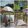 Namioty i schroniska Bswolf Ultralight Camping Tent Namiot 20D Nylon Wodoodporne na zewnątrz namiot turystyczny namiot jazdy 1-2 osoba Q231117