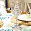 Bicchieri da vino 2 pezzi Bicchieri da vino dipinti a mano da sposa Sposa Sposo Tazza Bicchiere da champagne senza piombo Tostatura Flauti Festa di nozze Bicchieri Q231115