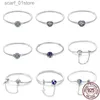 Chaîne Offre spéciale ic série 925 breloques en argent coeur rond Bracelet chaîne de serpent convient aux pendentifs originaux perles femmes bijoux 2022L231115