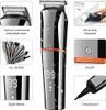 Hair Trimmer 11in1 multi hair trimmer men beard body grooming kits electric clipper nose ear trimer rechargeable 110v220v 231115