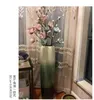 Vasos cerâmica suporte de chão vaso grande sala de estar alta garrafa arranjo de flores ornamentos