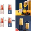 Elektrik Meyve Meyveleri Taşınabilir 6 Bıçak USB Şarj Çok Fonksiyonlu Meyve Extractors Squeezer Gıda Şişesi Hızlı Mutfak Smoothies Mikser