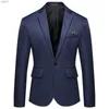 Jaquetas masculinas moda mens floral impresso longo sle casual magro blazers negócios festa de casamento terno jaqueta casaco longo 2023l231115