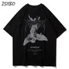 T-shirt da uomo Harajuku Art Fallen Angel T-shirt da uomo Summer Cool unisex Hip Hop Divertente maglietta stampata T-shirt casual Streetwear Top 230414