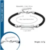 Pulseira de cremação para cinzas, mulher, homem, aço inoxidável, osso, urna, couro, ajustável, lembrança, joias comemorativas