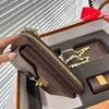 Handytasche mit Klappe, 3-teiliges Set, Geldbörsen, Lippenstift-Set, Reißverschluss, Vintage-Umhängetasche, Umhängetasche, Handtaschen, Metallbeschläge, klassische Brief-Clutch mit Box