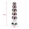 Brinquedos Anal Ikoky Metal Beads Massagem de Próstata Aço Inoxidável Butt Plug Pesado Ânus com 5 Bolas Sexo para Homens e Mulheres Gay 231114