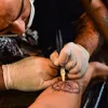 Tattoo-Maschine, kabelloses Tattoo-Maschinen-Set, professionelles Rotary-Tattoo-Maschinen-Stift-Set mit Patronen, Nadeln, Permanent-Make-up-Tattoo-Set 231115