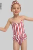 Trajda vaquero de boda One Piece Children Beachwear Cute Girl