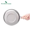 Camp Kitchen Boundless Voyage Ultraleichte Bratpfanne mit Klappgriff Outdoor Camping Skillet Griddle Tableware 231115