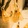 LED Strings Led Lighting Strings Lantern Modeling Moroccan Hollow Out Ball Festival Decoration Atmosphere Night String Lights P230414