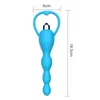 Anal Toys Vibrator Sex Toy for Women Beads Vibrators Gay Prostate Massage Smooth Butt Silicone Men Plugs Par 231114