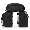 Sacoches Sacs Sac de vélo Mountain Road 3 en 1 Coffre VTT Vélo Support arrière Siège arrière Sacoche Pack de bagages Panier Accessoires 231114