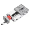 Freeshipping 118 mm Metall Silber Kreuzschlitten Längsschlittenblock Z008M für Mini-Drehmaschine Vorschub Entlastungsachse Y/Z Ebuuf