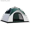 Tenten en schuilplaatsen anngrowy Campingtent 2/4-persoons Instant Family Tent Up Tenten voor kamperen Waterdicht Portab Wandelkamp Lichtgewicht tent Q231115