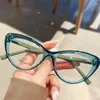 Sunglasses Selling Cat Eye Blue Light Blocking Glasses Fashion Product Eyeglass Frame Radiation Resistant Computer