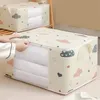 Storage Boxes Bins Quilt Clothes Bag Big Capacity Duvet Blanket Sorting Bags Dustproof Organizer Household Moving 231114