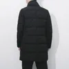 Hommes vers le bas rétro hiver manteau hommes solide Parka mode pardessus vêtements d'extérieur longue coton rembourré veste épaisse taille 5Xl KK3046