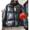 Big Off ~ Irts Men Nylon Puffer Down Jacket Huvkrage Varma kuddar Coat Designer Mens Zipper Side Pocket Löst Fit Winter Outwear {Kategori}