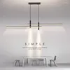 Ljuskronor 2023 matbord ledande pendellampa svart guld minimalist för kök vardagsrum ljuskrona heminredning belysning luster fixtur