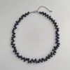 Girocollo minar elegante colore grigio nero colore barocco collane di perline di perle per perle per donne per le donne gioielli da sposa