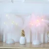 Table Lamps Modern Nordic Feather Night Light Bedside Reading Lamp Bedroom Party Wedding Romantic Decoration For Living Room