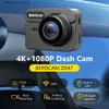 DVR de voiture BEPOCAM ZD47 enregistreur DVR de voiture 4K + 1080P double objectif intégré GPS Wifi Dash Cam Autos vidéo Dashcam caméra de véhicule arrière pour voitures Q231115