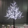 Decorações de Natal LED Artificial Flor de Cerejeira Árvore Luz Luz de Natal Lâmpadas LED 0.8-2M Altura À Prova de Chuva Uso Ao Ar Livre Lâmpada de Árvore de Pátio LT636