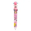 Mignon 10 couleurs presse Type stylos à bille astronaute en forme de Graffiti outils d'écriture Gel étudiant cadeau apprentissage fournitures de bureau