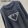 Męskie damskie projektanci swetry luksusowe litery pullover zagęszczone 23ss men bluza z kapturem długie rękaw Velvet Aktywne bluza Winter Mens Women Sweter