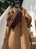 Mélanges de laine pour hommes épais femme hiver Long pardessus mode Vintage ample épaissi rembourré coton veste laine d'agneau vêtements d'extérieur femme manteau 231114