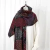Scarves 2023 Winter Est Women Printed Pattern Leopard Wool Scarf Pashmina Shawls 5pcs/lot