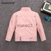 Jackets Josaywin Spring Winter Jacket Coats Baby Boys Girl Faux Leather Parkas Jacket Coat for Girl Thick Children's Clothes Outerwear J231115