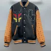 Winter Jacket Men's Varsity Jacket broderad baseballrock designer jacka jacquard cardigan rockar os flockade tröja män kvinnor spårdräkt varm parka