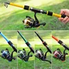 Fishing Accessories Spinning Rod and Reel Combo 1.5m 1.8m Max Drag 5kg Telescopic with 5.2 1 Gear Ratio Full Kit 231115