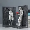 Decoratieve objecten Beeldjes Banksy Figuur Sculptuur Boekensteunen Decoratieve huisdecoratie Accessoires Woonkamer Boekensteunen Boekenplank Desktop 231114