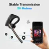 Cell Phone Earphones Bee M50 Bluetooth 5.2 Headset Wireless Earphones Headphone with Dual Mic Hands-free Earpiece CVC8.0 Noise Cancelling Earbuds 230414