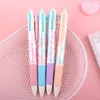 4pcs Multicolor Ballpoint Pens 4 In 1 Retractable Multifunction Writing Tools 0.5mm Ink School Office Supplies Korean Stationery