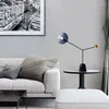 Table Lamps Modern Creative Living Room Glass Iron Lamp Art Bedside Bedroom Personality Lamparas Mesita Noche Dormitorio