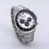 Die von Soria hergestellten Armbanduhren BaoDery bieten Verkaufsprodukte an. Edelstahl-Uhrenarmband, 44-mm-Zifferblatt, Quarzwerk, drei Augen, sechs coole 231115