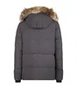 Канада Мужчины Puffer Winter Down Parka Man Jassen Daunejacke Wyndhams Верхняя одежда Пальто с большим меховым капюшоном Италия Арктическая куртка Мужская Homme Doudoune Manteau Designer