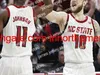 College Basketball Wears Custom 2021 College NC State Wolfpack Jersey Basketball Dennis Smith Jr. Jericole Hellems Devon Daniels Markell